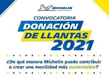 Michelin lanza convocatoria de Donaciones de llantas 2021