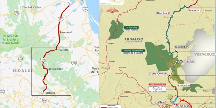 PINFRA se adjudica proyecto carretero La Huasca – Real del Monte