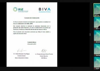 BIVA y IASE de México firman acuerdo para promover la sustentabilidad en el sector financiero