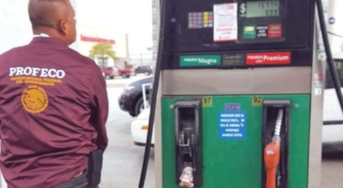 Profeco inmoviliza 27 bombas de gasolina e infracciona empresa gasera