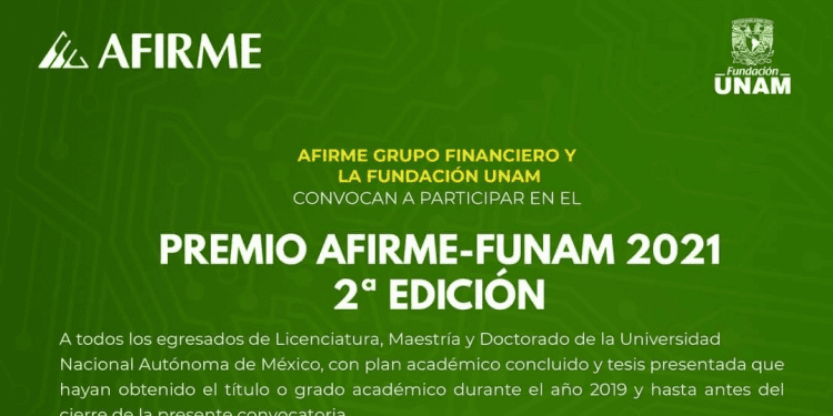 Beca AFIRME-UNAM premiará uso de energías renovables