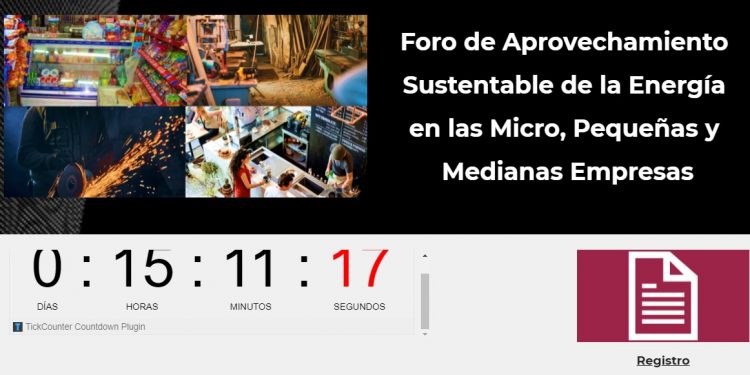 Foro de aprovechamiento sustentable de la energía en las micro, pequeñas y medianas empresas
