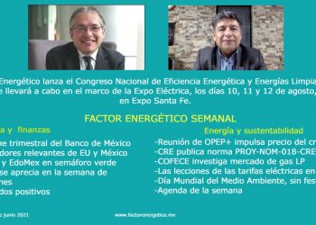 Factor Energético lanza el Congreso Nacional de Eficiencia Energética y Energías Limpias 2021