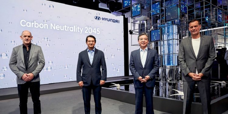 Hyundai Motor Company anuncia tres pilares para convertirse en carbono neutral para 2045