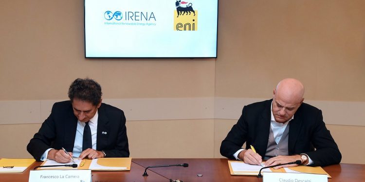 Eni e IRENA se asocian para acelerar la transición energética