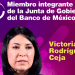 Victoria Rodríguez ratificada como miembro de la Junta de Banxico