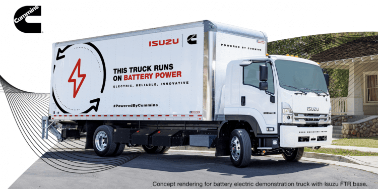 Isuzu y Cummins anuncian la colaboración con Battery Electric Truck