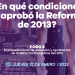 Foro 8. El procedimiento de discusión y aprobación de  la reforma energética del 2013, mañana a las 9:00