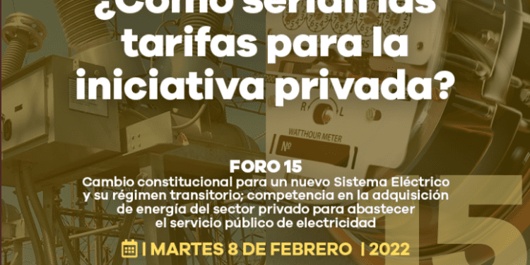 Foro 15: Cambio constitucional para un nuevo Sistema Eléctrico y su régimen transitorio, hoy a las 17:00 hrs