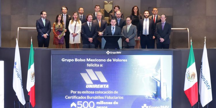 UNIRENTA coloca en BMV 500 MDP en Certificados Bursátiles Fiduciarios