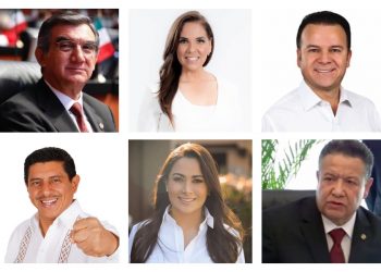 Morena adelante en Hidalgo, Oaxaca, Quintana Roo y Tamaulipas; PRI, PAN y PRD en Aguascalientes y Durango