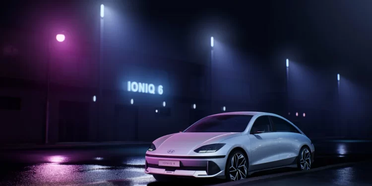 Hyundai Motor presenta el diseño del IONIQ 6 totalmente eléctrico; lanzamiento en julio