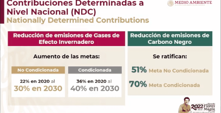 México anunciará en la COP27 el incremento de sus ambiciones climáticas