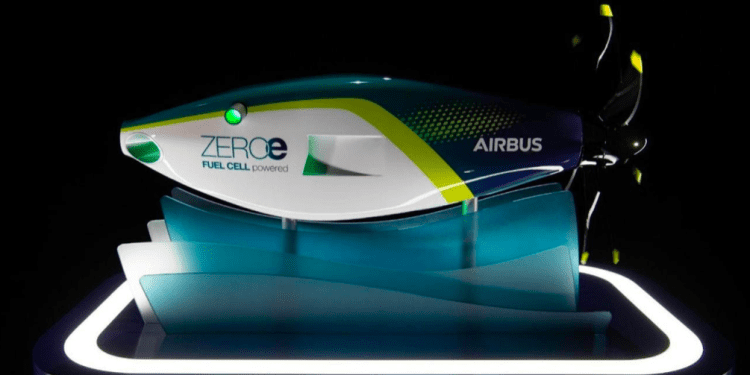 Airbus presenta un motor con cero emisiones alimentado por hidrógeno