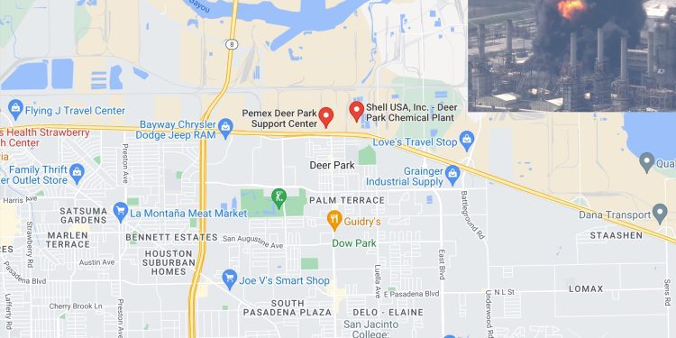 Incendio en Deer Park  en las instalaciones de Shell, no afecta a infraestructura de Pemex