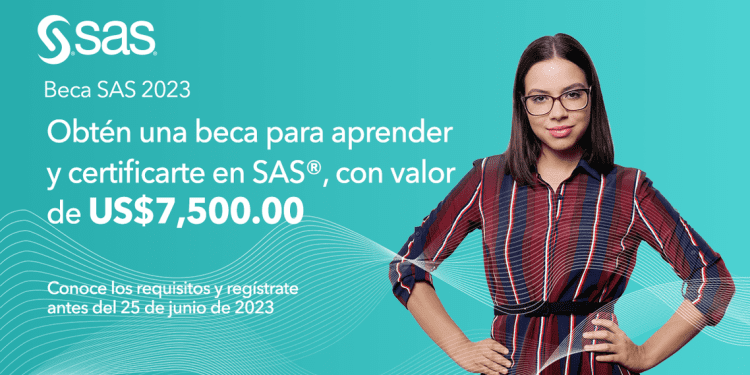 SAS lanza convocatoria BECA SAS 2023; la iniciativa busca impulsar el talento en la analítica e IA