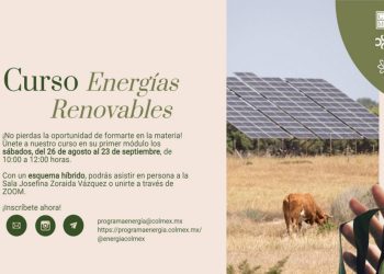 Curso de Energías Renovables impartido por el Colmex