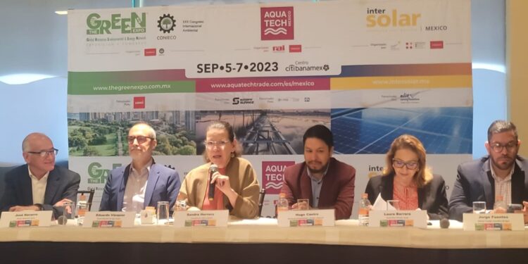 Más de 400 empresas y 11,000 visitantes asistirán a The Green Expo®, Aquatech Mexico, Intersolar Mexico y Mexico Windpower®