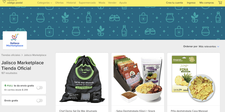 Gobierno de Jalisco y Mercado Libre lanzan tienda oficial Pymes