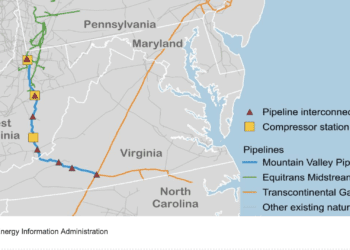 Nuevo oleoducto de Mountain Valley en EE.UU.comenzará a funcionar