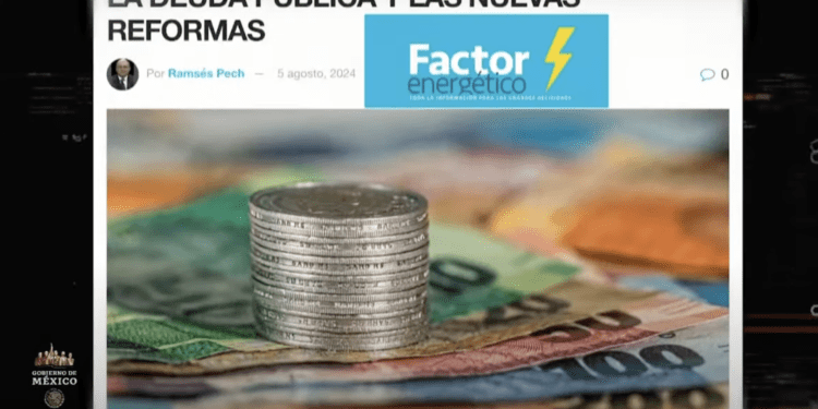 Deuda del sector público creció 53% en el actual sexenio y 1.28 billones de pesos en el primer semestre de 2024: Información de Hacienda
