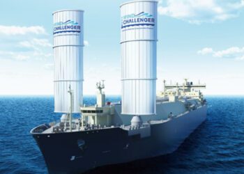 Chevron Shipping Company y MOL instalan Wind Challenger en el buque transportador de GNL