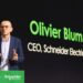 Olivier Blum, CEO global de Schneider Electric, presenta las soluciones a la electrificación y la reindustrialización