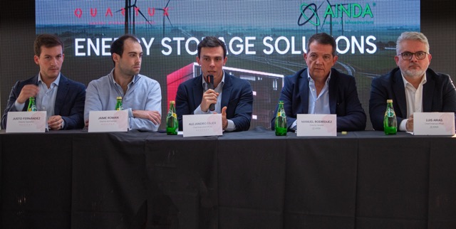 AINDA invertirá más de 50 MDD en Quartux para desarrollo de proyectos de almacenamiento a gran escala