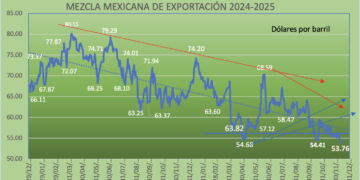 Mezcla Mexicana en nivel más bajo en cinco años; en el 2025 suma pérdidas de 19%