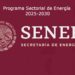 Sener publica el Programa Sectorial de Energía 2025-2030