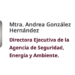 Andrea González Hernández, la nueva directora general de la ASEA