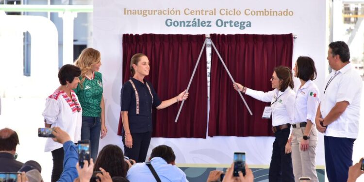 Inauguran Central Ciclo Combinado «González Ortega», aportará 653 Megawatts (MW) al Sistema Eléctrico Nacional