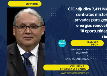 CFE adjudica 7,411 MW en contratos mixtos con privados para generar energías renovables: 10 oportunidades y riesgos